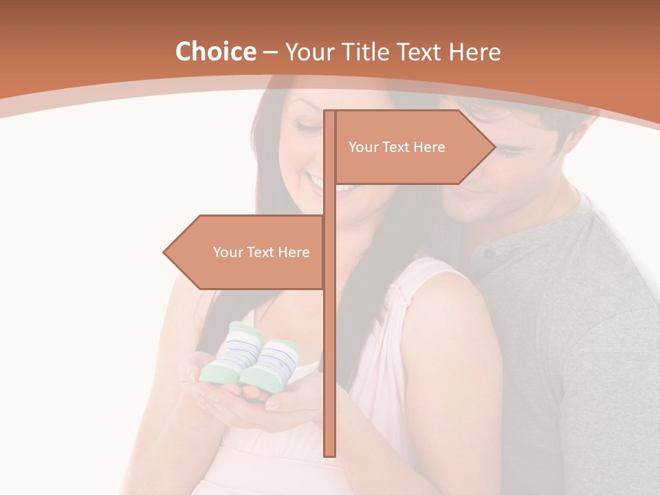 Nobody Seat Bicycle PowerPoint Template
