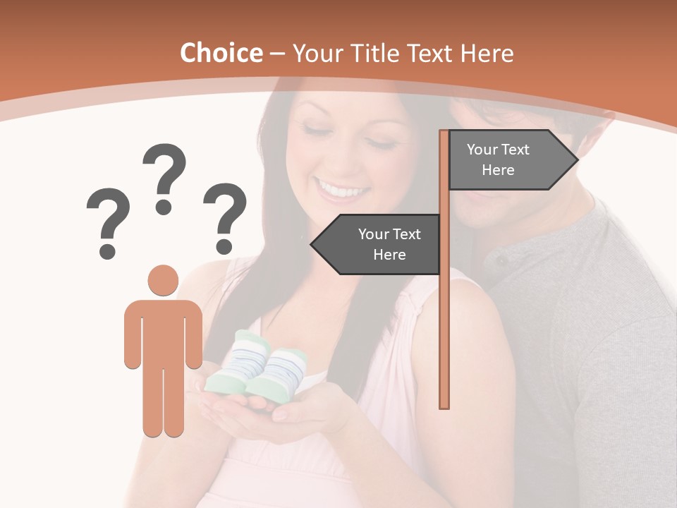 Nobody Seat Bicycle PowerPoint Template