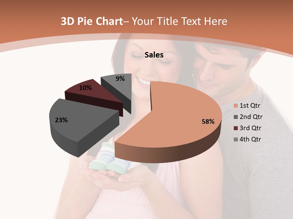 Nobody Seat Bicycle PowerPoint Template
