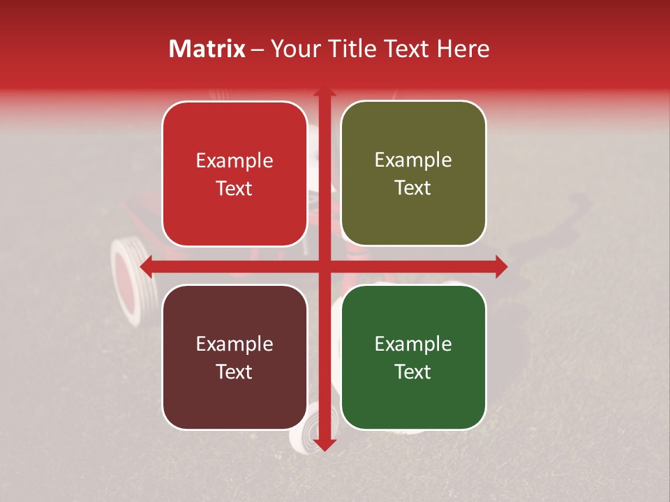 Nobody Seat Bicycle PowerPoint Template