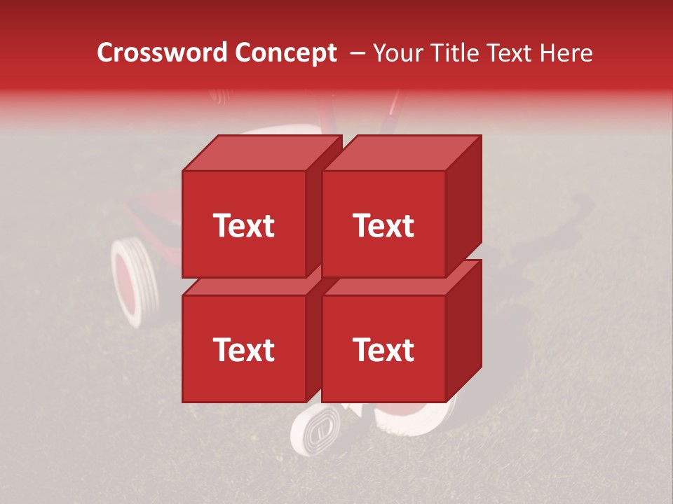 Nobody Seat Bicycle PowerPoint Template