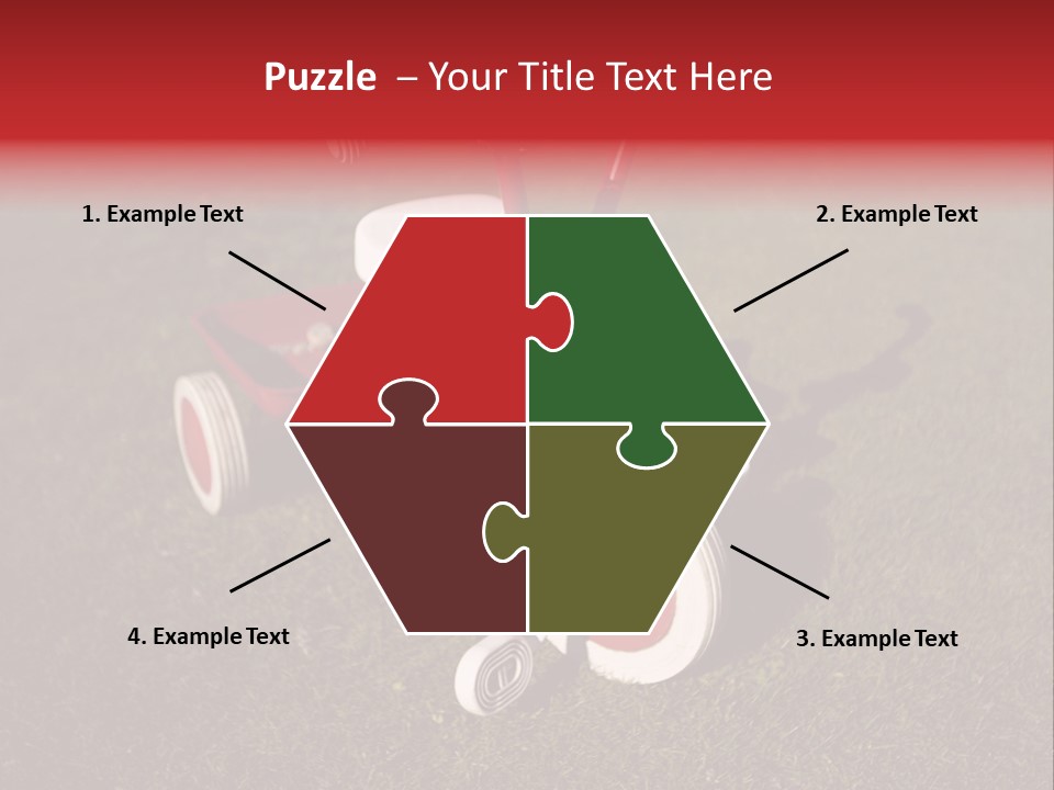 Nobody Seat Bicycle PowerPoint Template