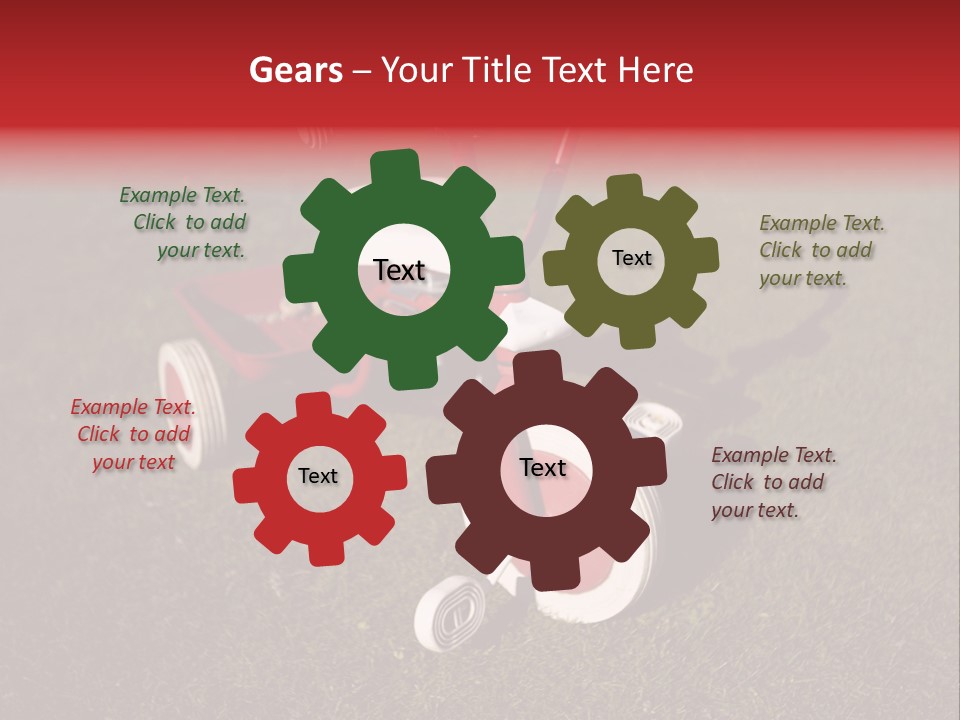 Nobody Seat Bicycle PowerPoint Template