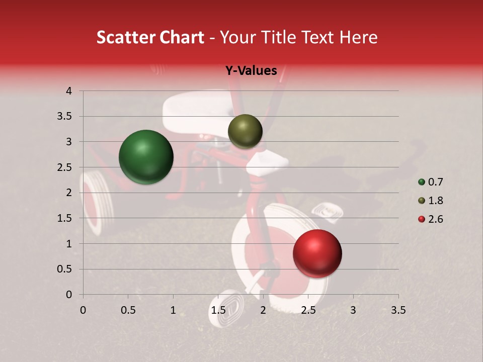 Nobody Seat Bicycle PowerPoint Template