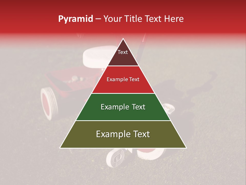 Nobody Seat Bicycle PowerPoint Template
