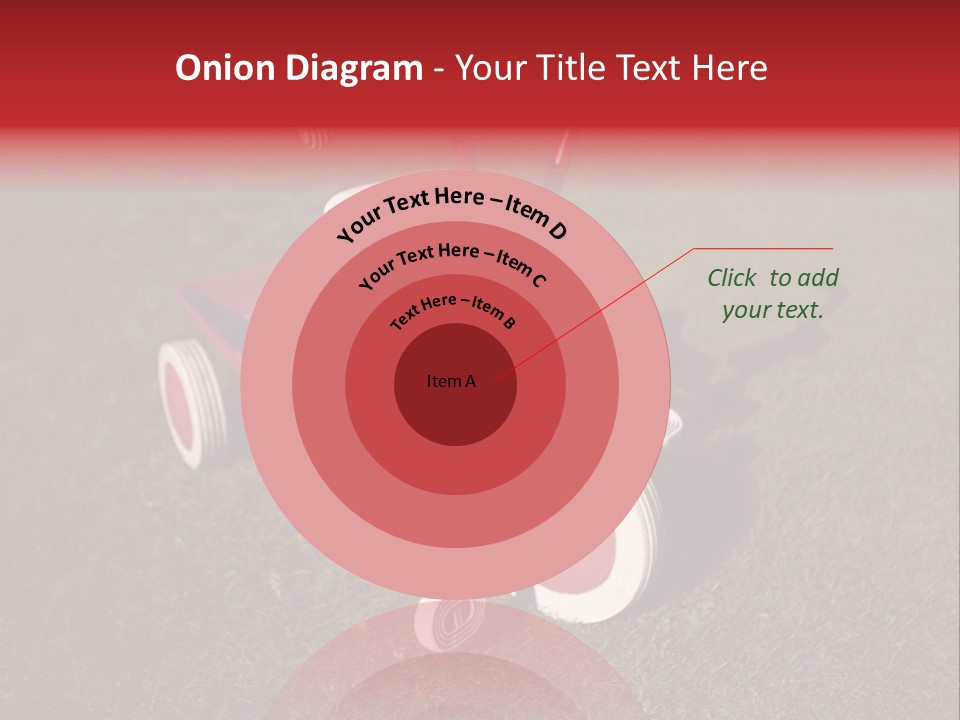 Nobody Seat Bicycle PowerPoint Template