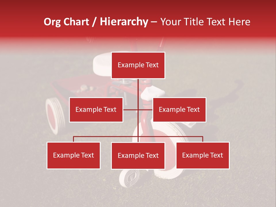 Nobody Seat Bicycle PowerPoint Template