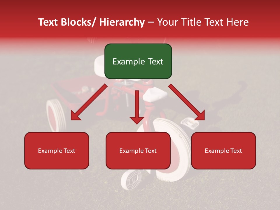 Nobody Seat Bicycle PowerPoint Template