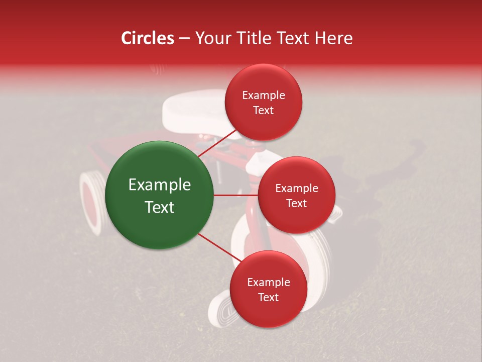 Nobody Seat Bicycle PowerPoint Template