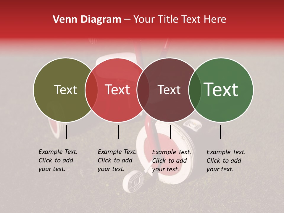 Nobody Seat Bicycle PowerPoint Template