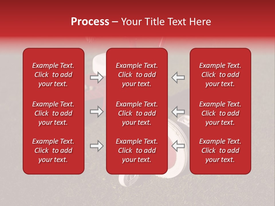 Nobody Seat Bicycle PowerPoint Template