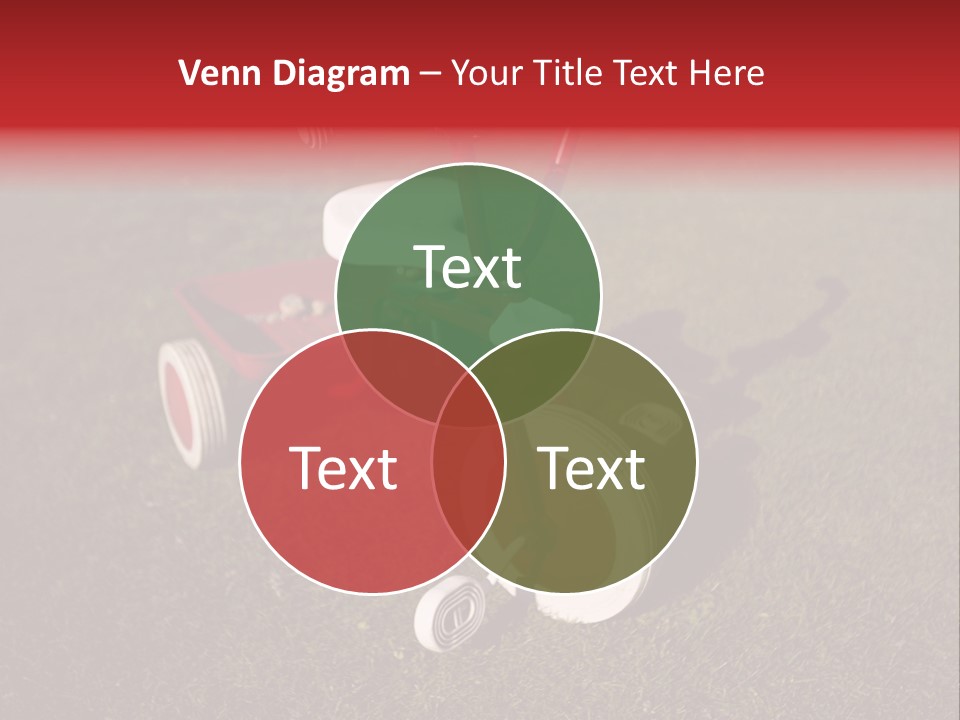 Nobody Seat Bicycle PowerPoint Template