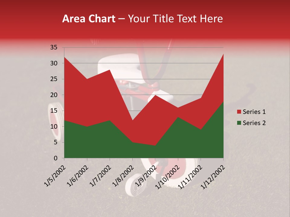 Nobody Seat Bicycle PowerPoint Template