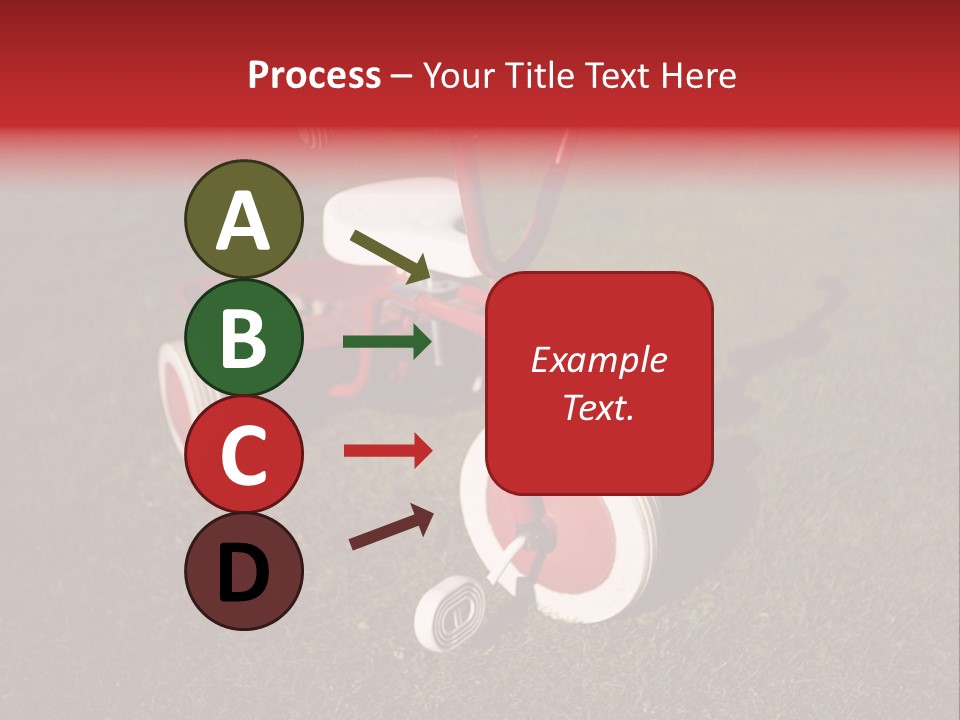 Nobody Seat Bicycle PowerPoint Template