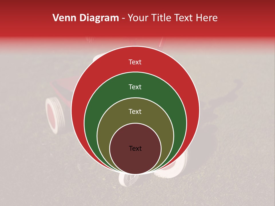 Nobody Seat Bicycle PowerPoint Template