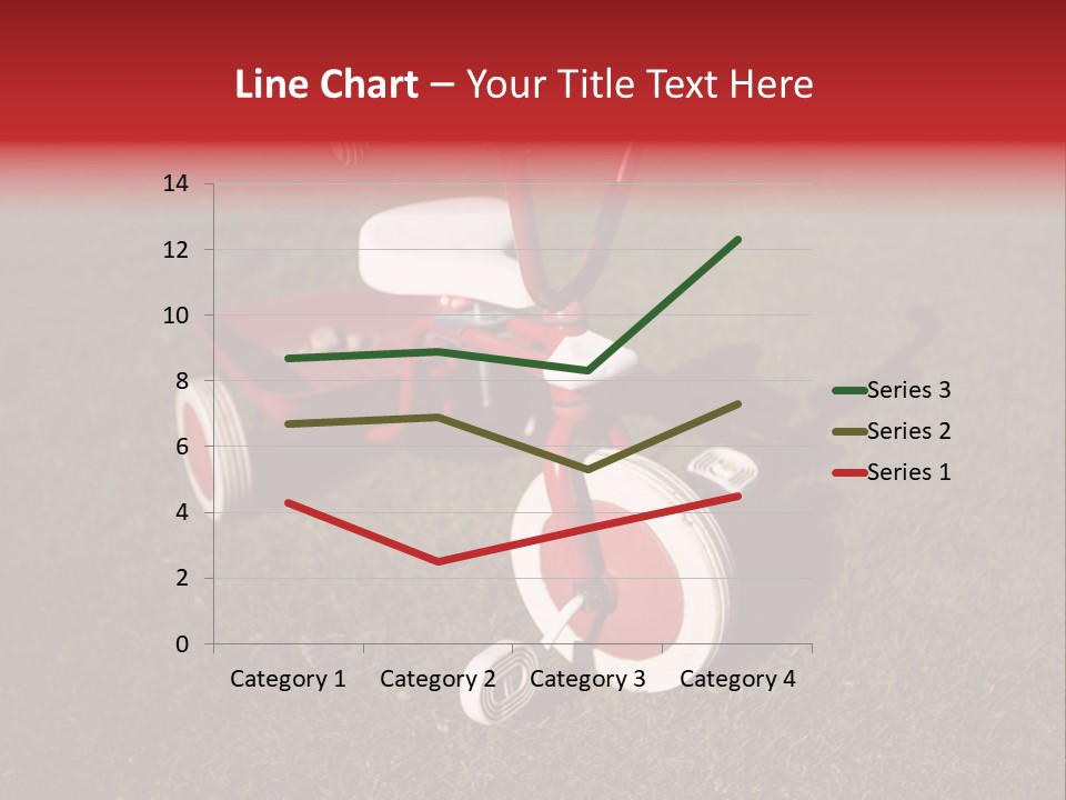Nobody Seat Bicycle PowerPoint Template
