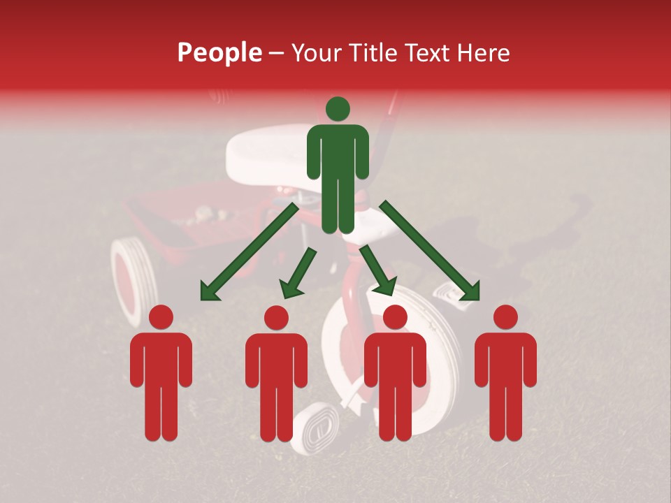Nobody Seat Bicycle PowerPoint Template