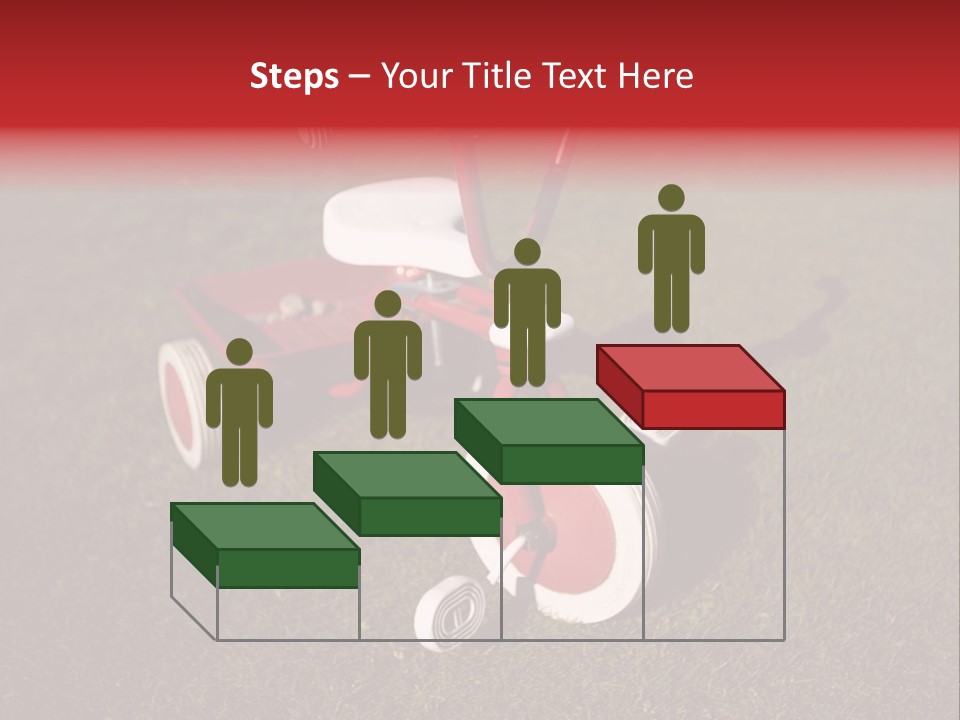 Nobody Seat Bicycle PowerPoint Template