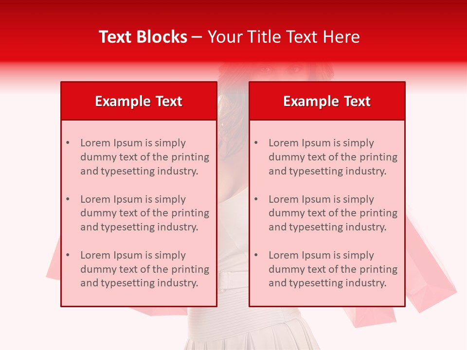 A Woman Holding Shopping Bags And A Sale Sign PowerPoint Template