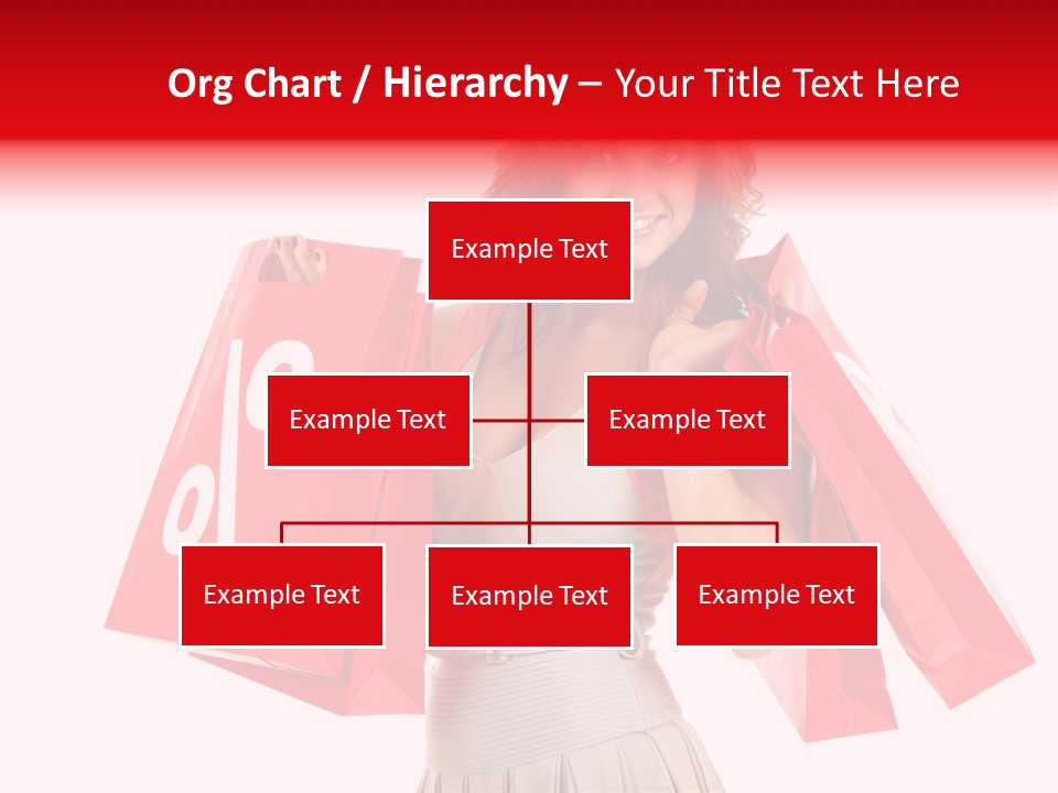 A Woman Holding Shopping Bags And A Sale Sign PowerPoint Template