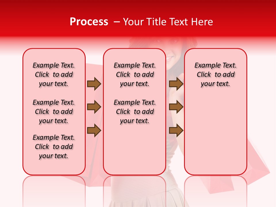 A Woman Holding Shopping Bags And A Sale Sign PowerPoint Template