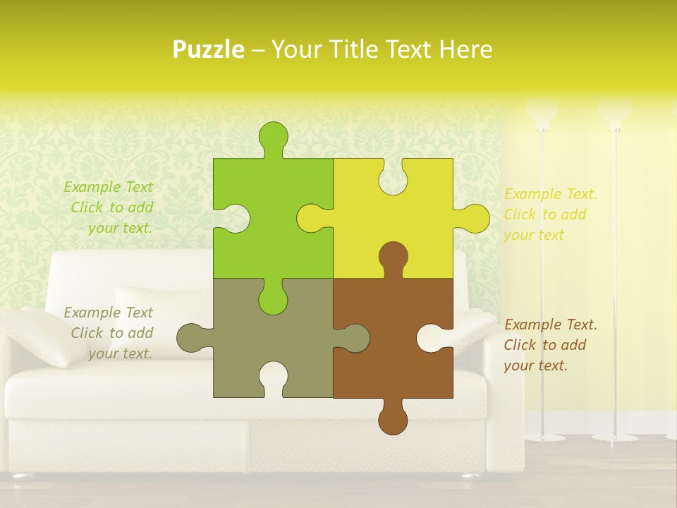 Canine Huskys Team PowerPoint Template