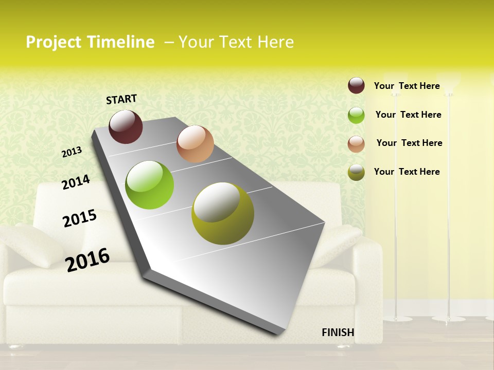 Canine Huskys Team PowerPoint Template