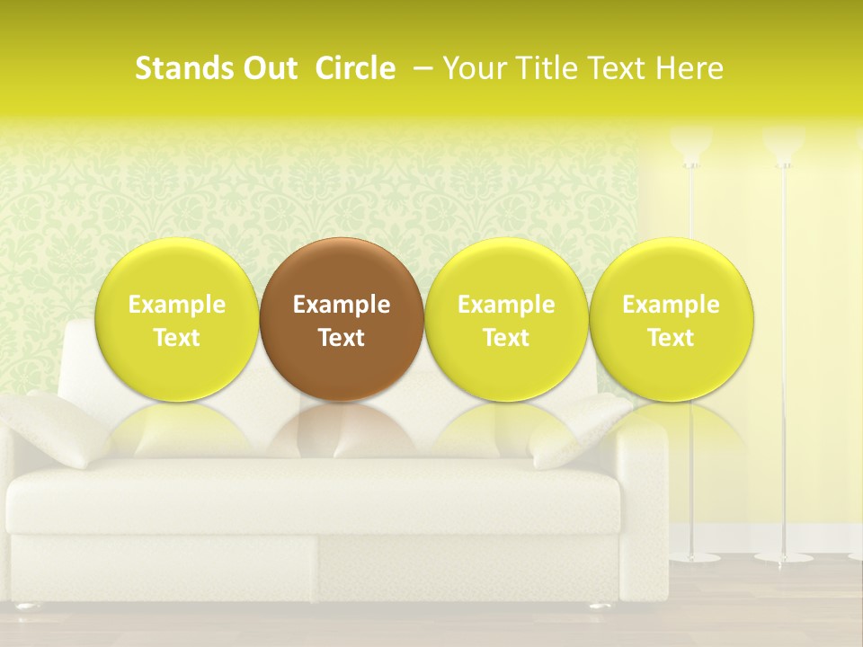 Canine Huskys Team PowerPoint Template