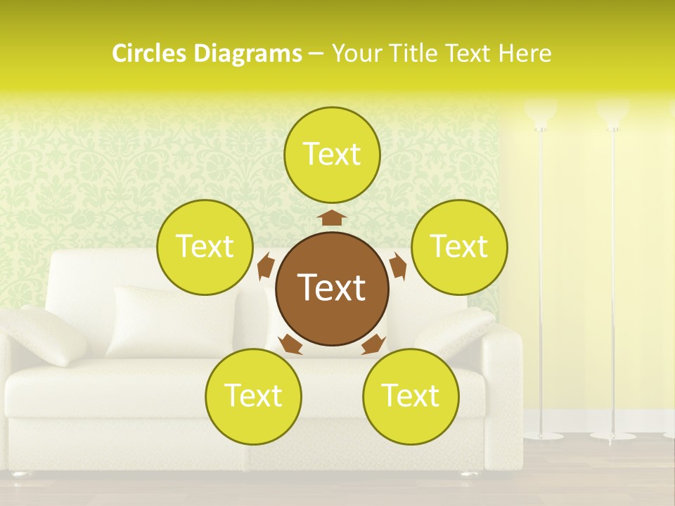 Canine Huskys Team PowerPoint Template