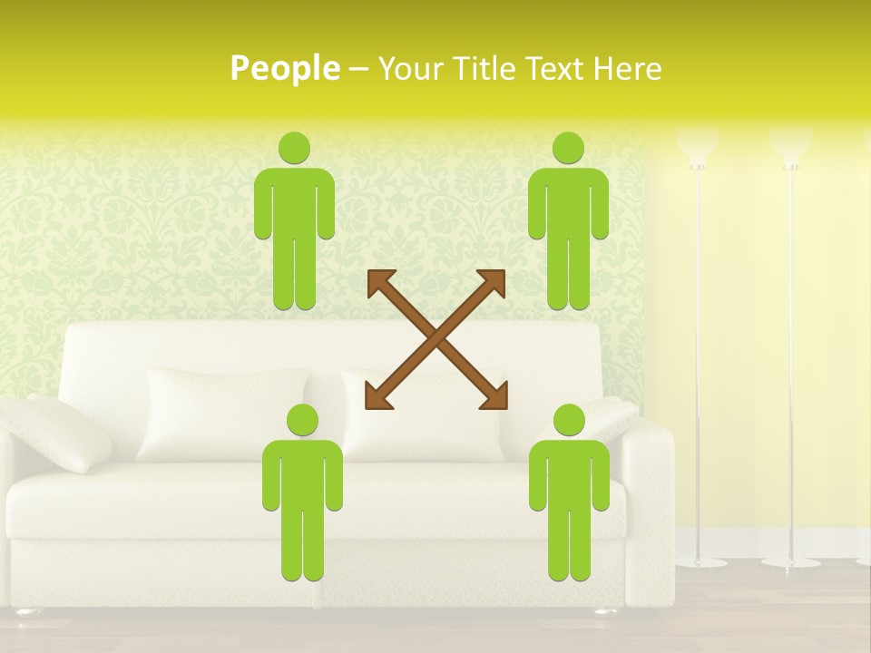 Canine Huskys Team PowerPoint Template