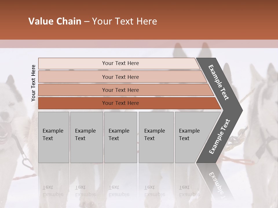 Canine Huskys Team PowerPoint Template