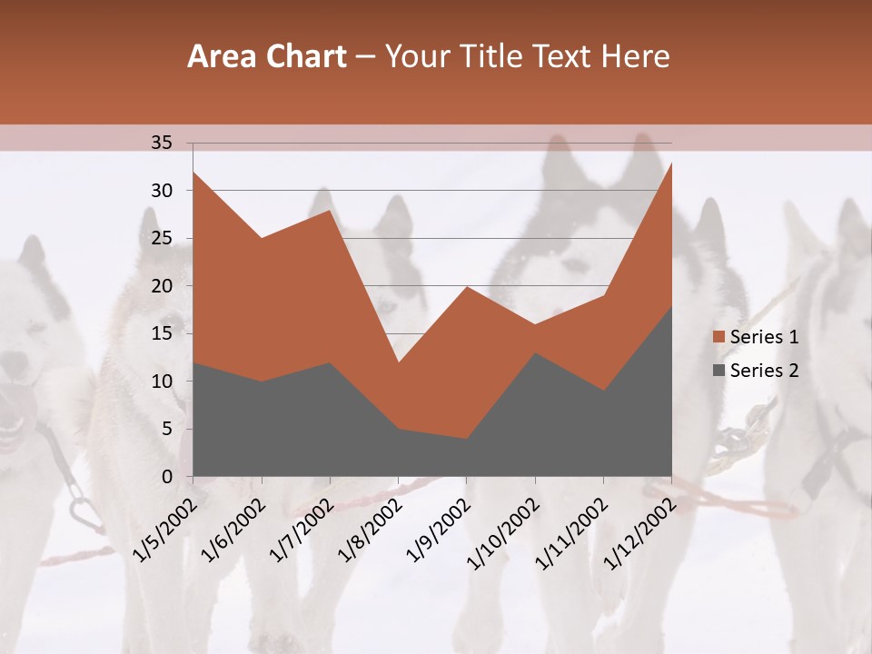 Canine Huskys Team PowerPoint Template