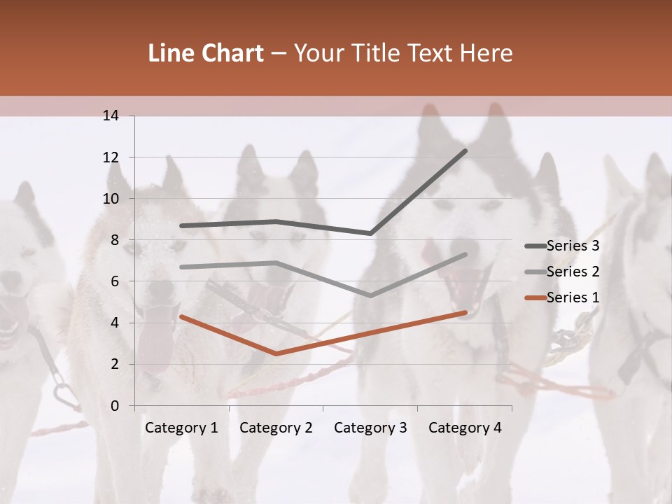 Canine Huskys Team PowerPoint Template