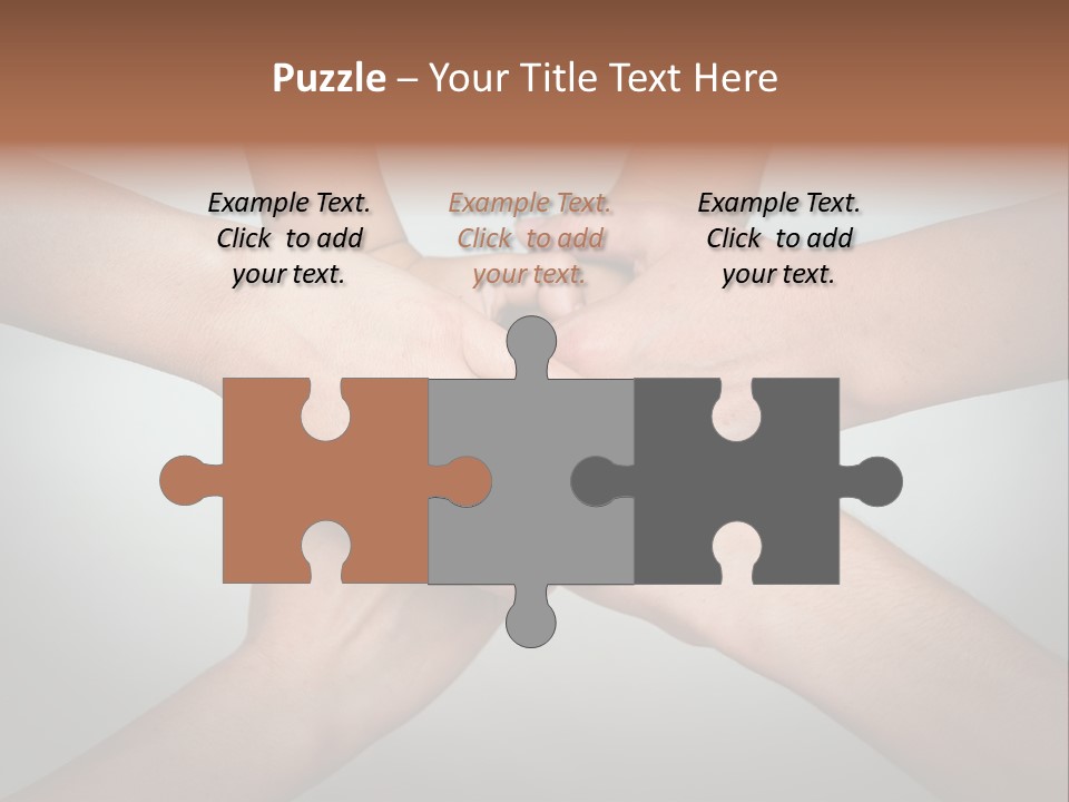 A Group Of People Holding Hands In A Circle PowerPoint Template