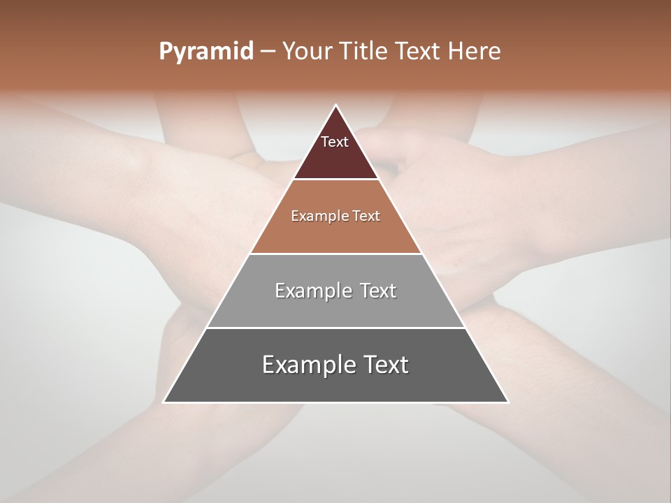 A Group Of People Holding Hands In A Circle PowerPoint Template