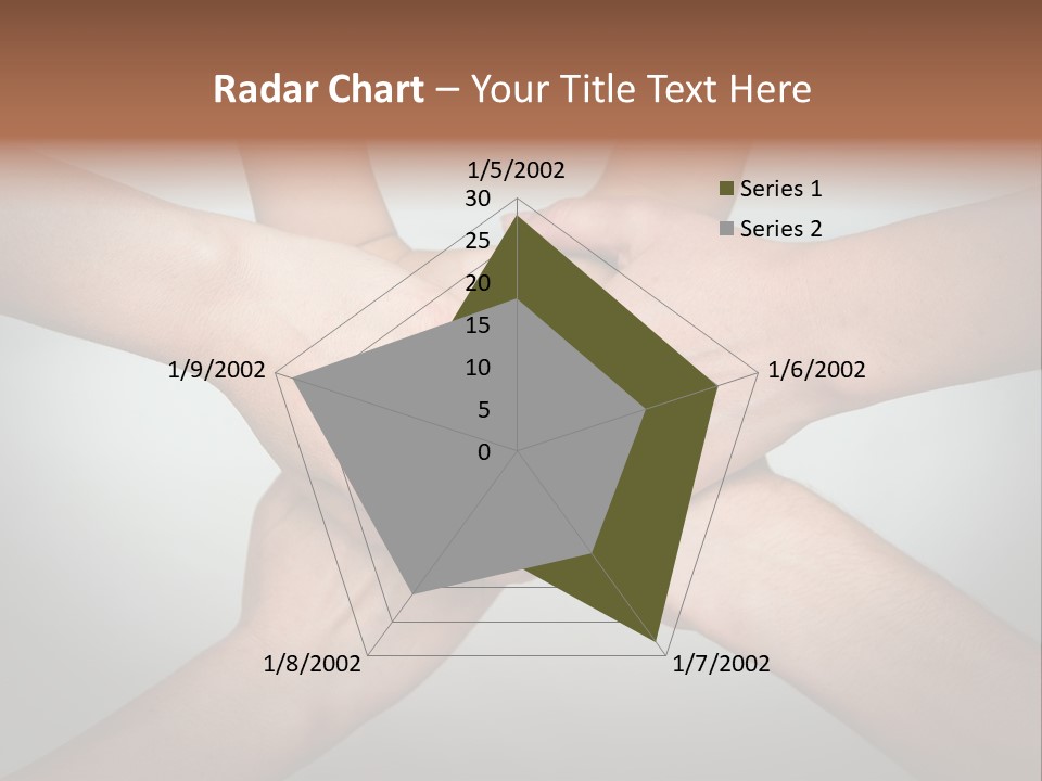A Group Of People Holding Hands In A Circle PowerPoint Template