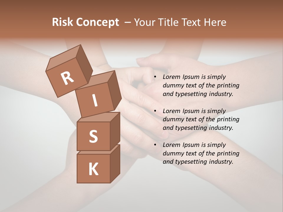 A Group Of People Holding Hands In A Circle PowerPoint Template