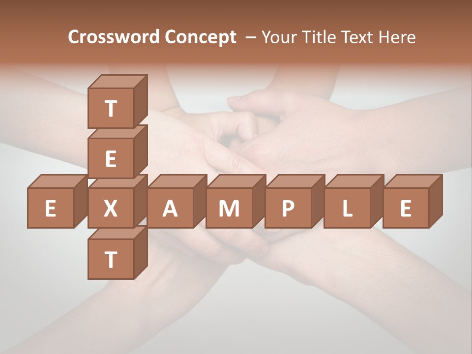 A Group Of People Holding Hands In A Circle PowerPoint Template