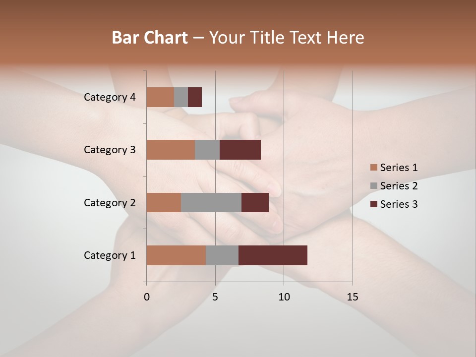 A Group Of People Holding Hands In A Circle PowerPoint Template
