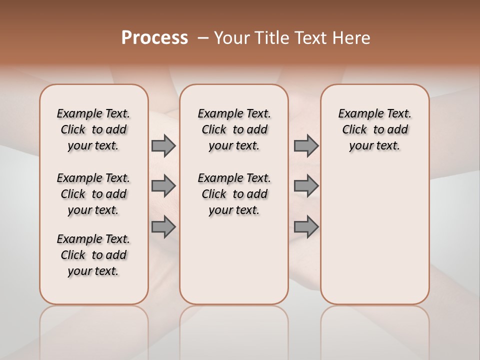 A Group Of People Holding Hands In A Circle PowerPoint Template