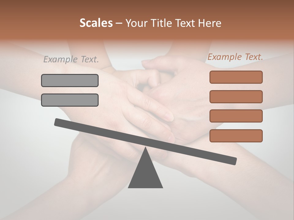 A Group Of People Holding Hands In A Circle PowerPoint Template