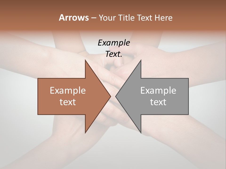 A Group Of People Holding Hands In A Circle PowerPoint Template