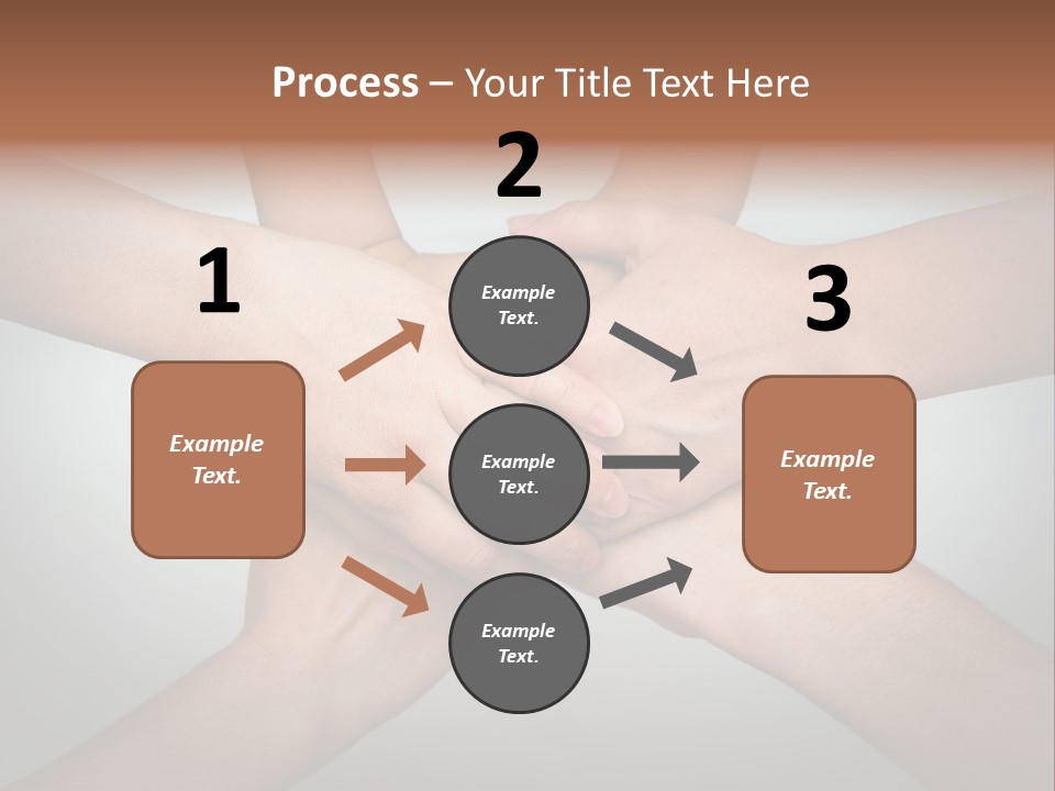 A Group Of People Holding Hands In A Circle PowerPoint Template