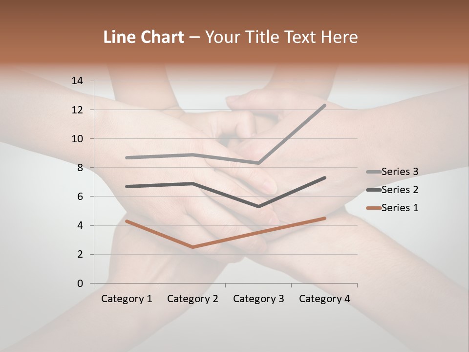 A Group Of People Holding Hands In A Circle PowerPoint Template