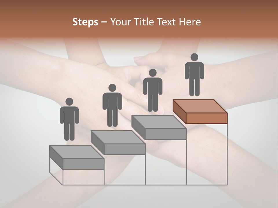 A Group Of People Holding Hands In A Circle PowerPoint Template