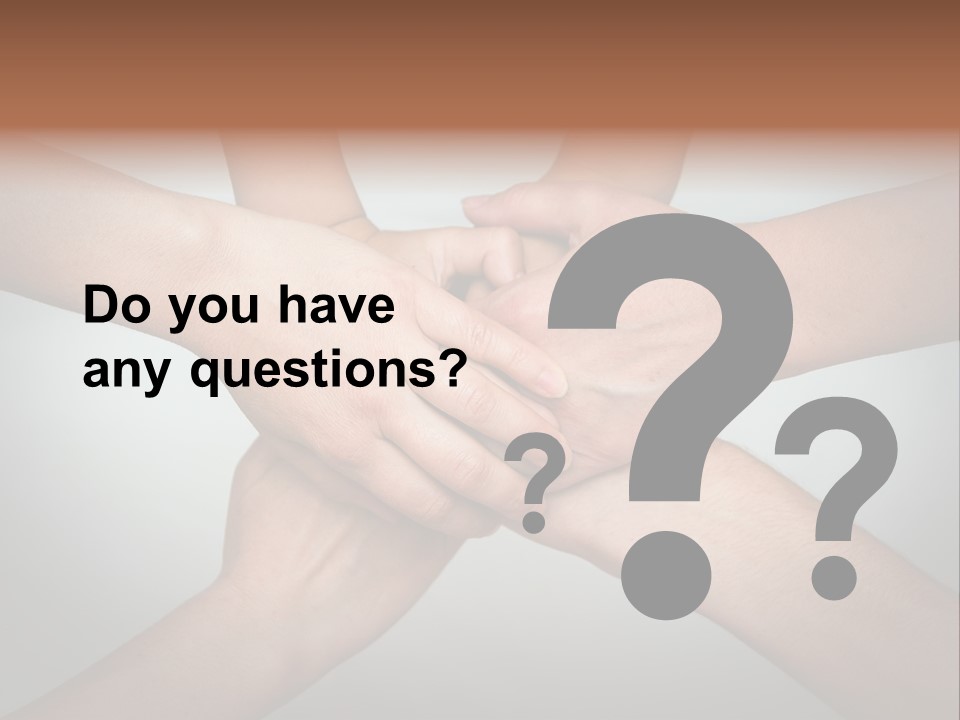 A Group Of People Holding Hands In A Circle PowerPoint Template