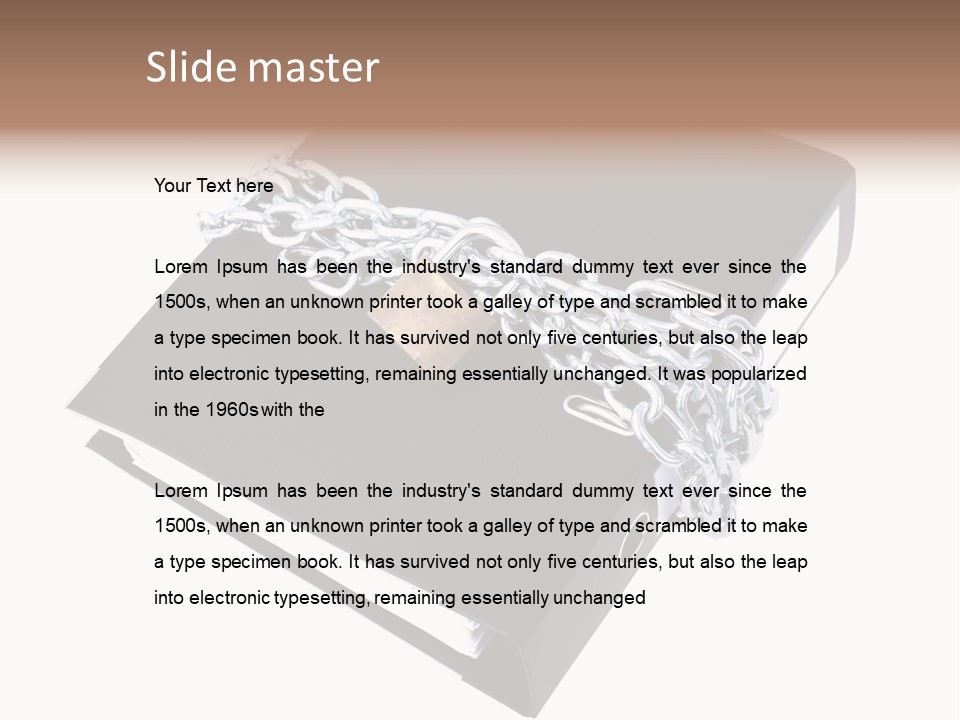 Beach Tropical Person PowerPoint Template