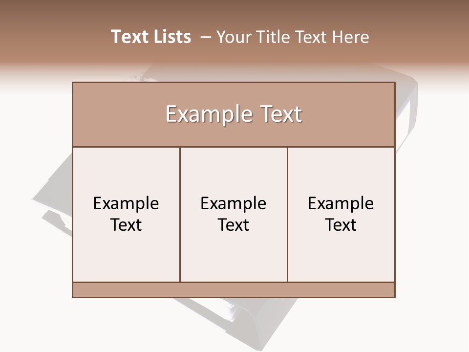 Beach Tropical Person PowerPoint Template