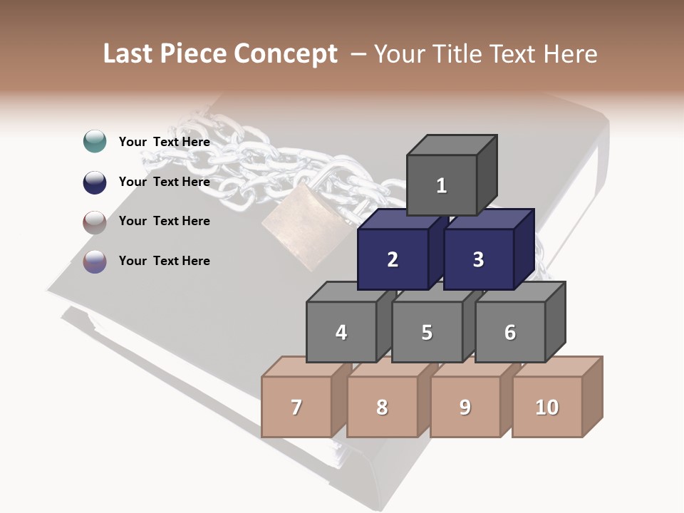 Beach Tropical Person PowerPoint Template