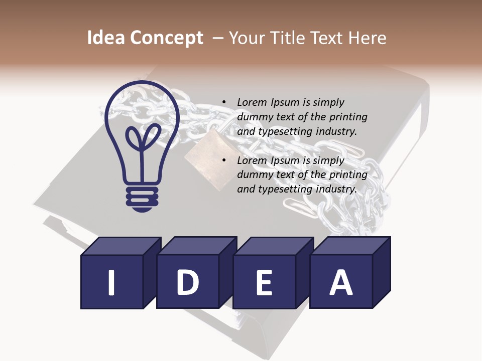 Beach Tropical Person PowerPoint Template